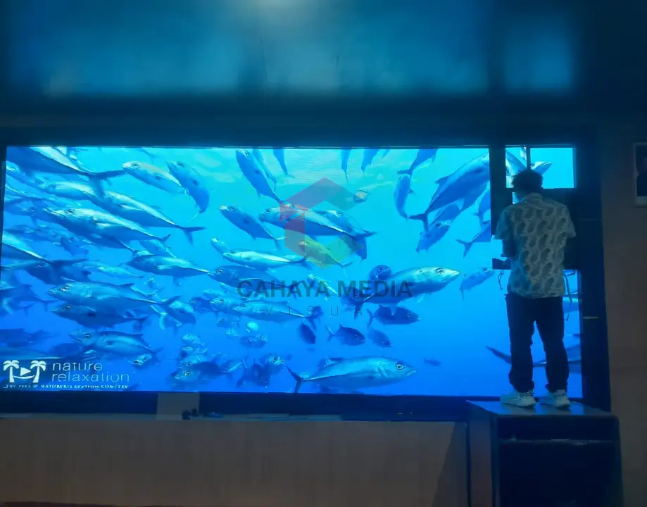 inatalasi videotron KUPANG - RUANG VICON POLDA NTT P2.5 192 x 320-