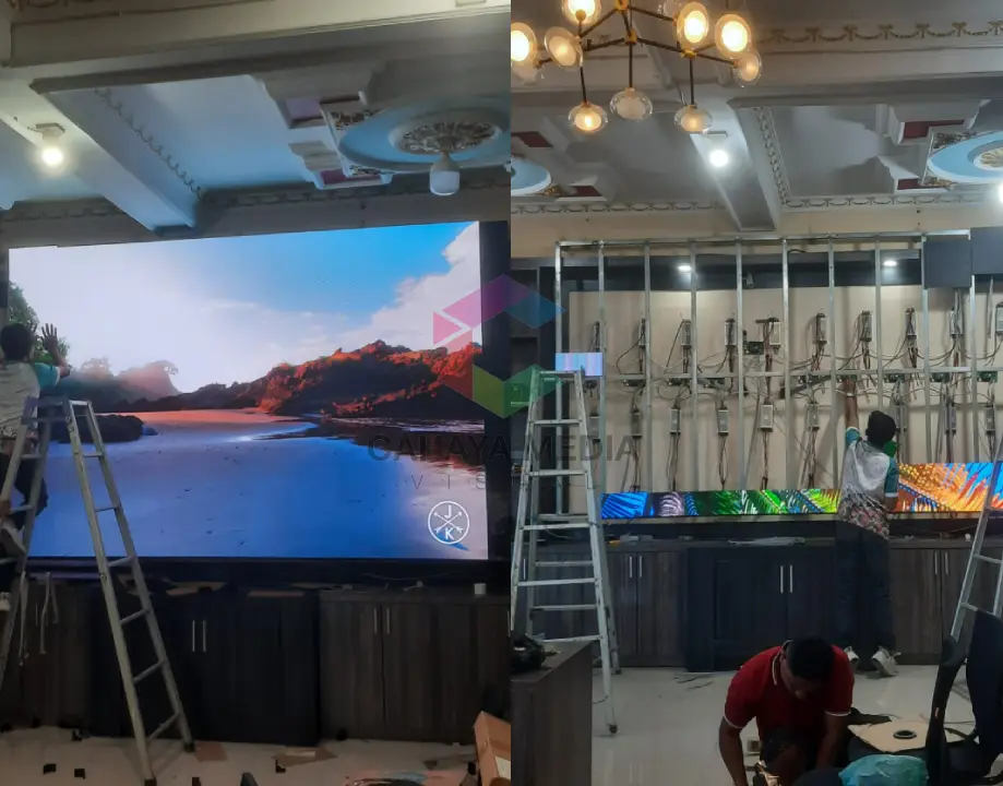 inatalasi videotron KUPANG - RUANG VICON POLDA NTT P2.5 192 x 320-3